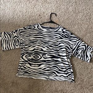 zebra top